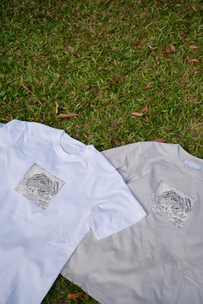 JL Ride the Waves T-Shirt - Khaki Grey