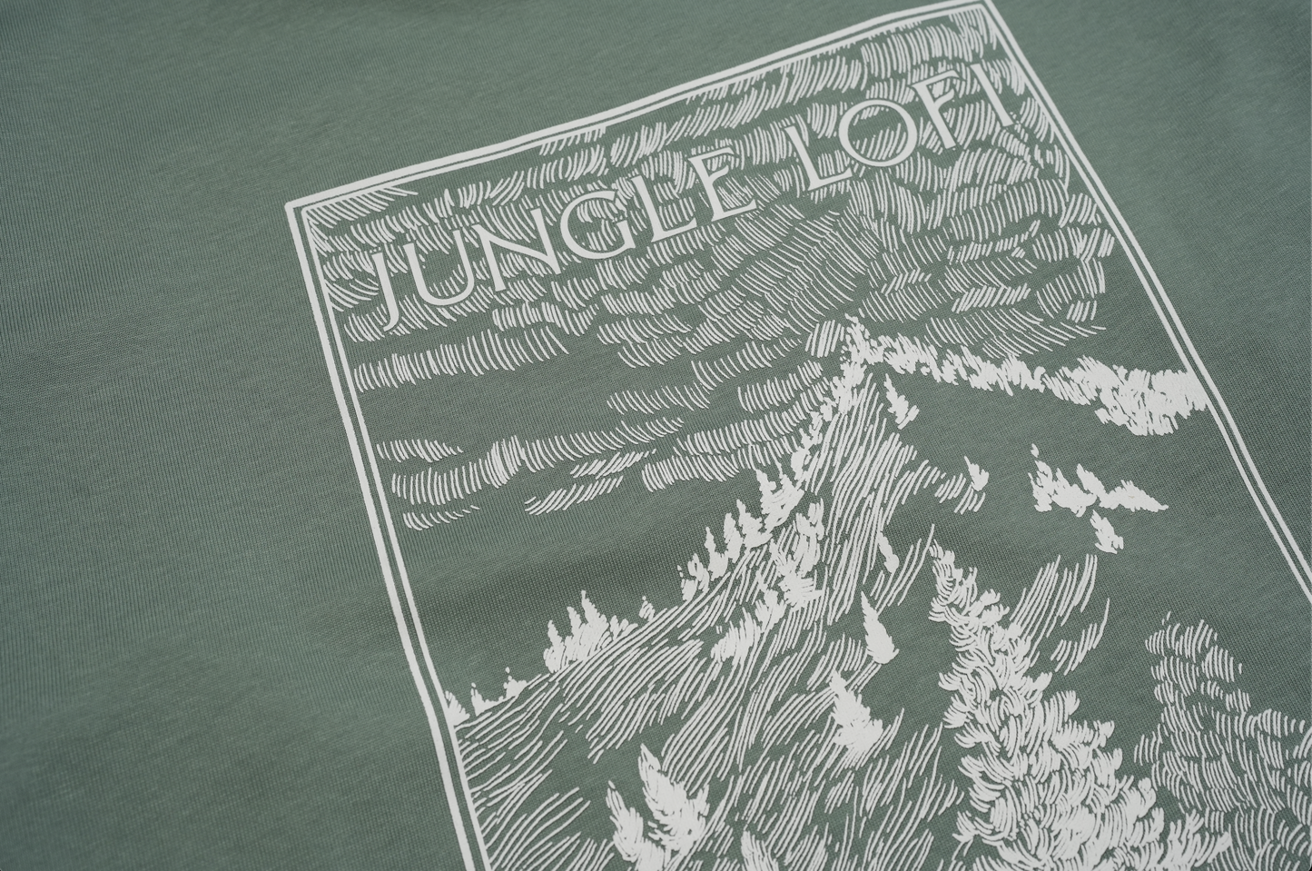 Jungle Lofi L/S Tee - Fog