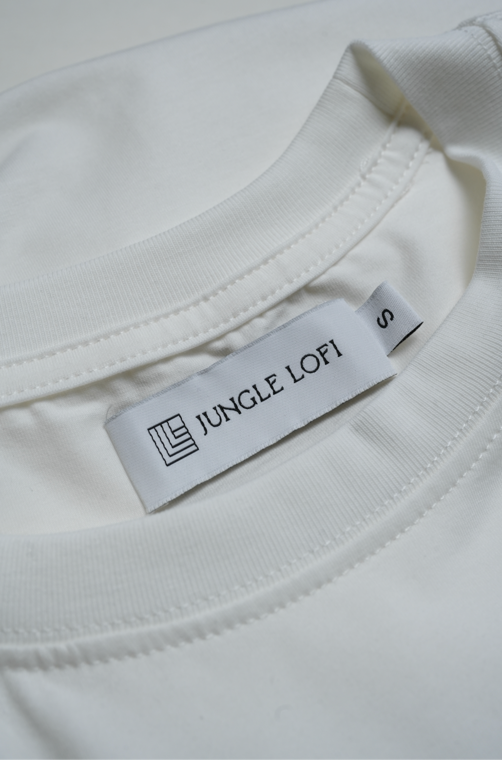 Jungle Lofi Embroidery logo S/S Tee - White