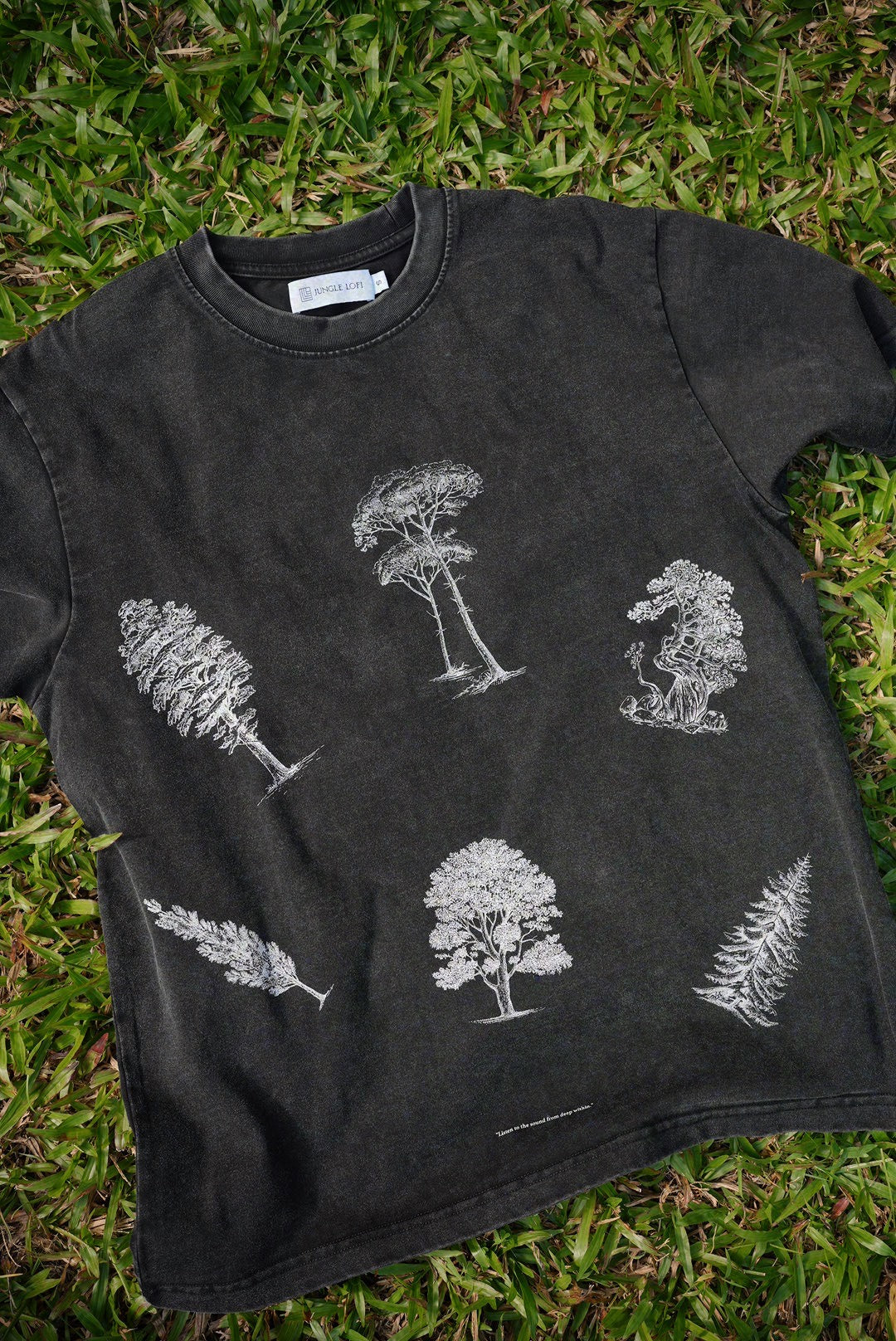 JL The Whispering Six T-Shirt - Washed Black