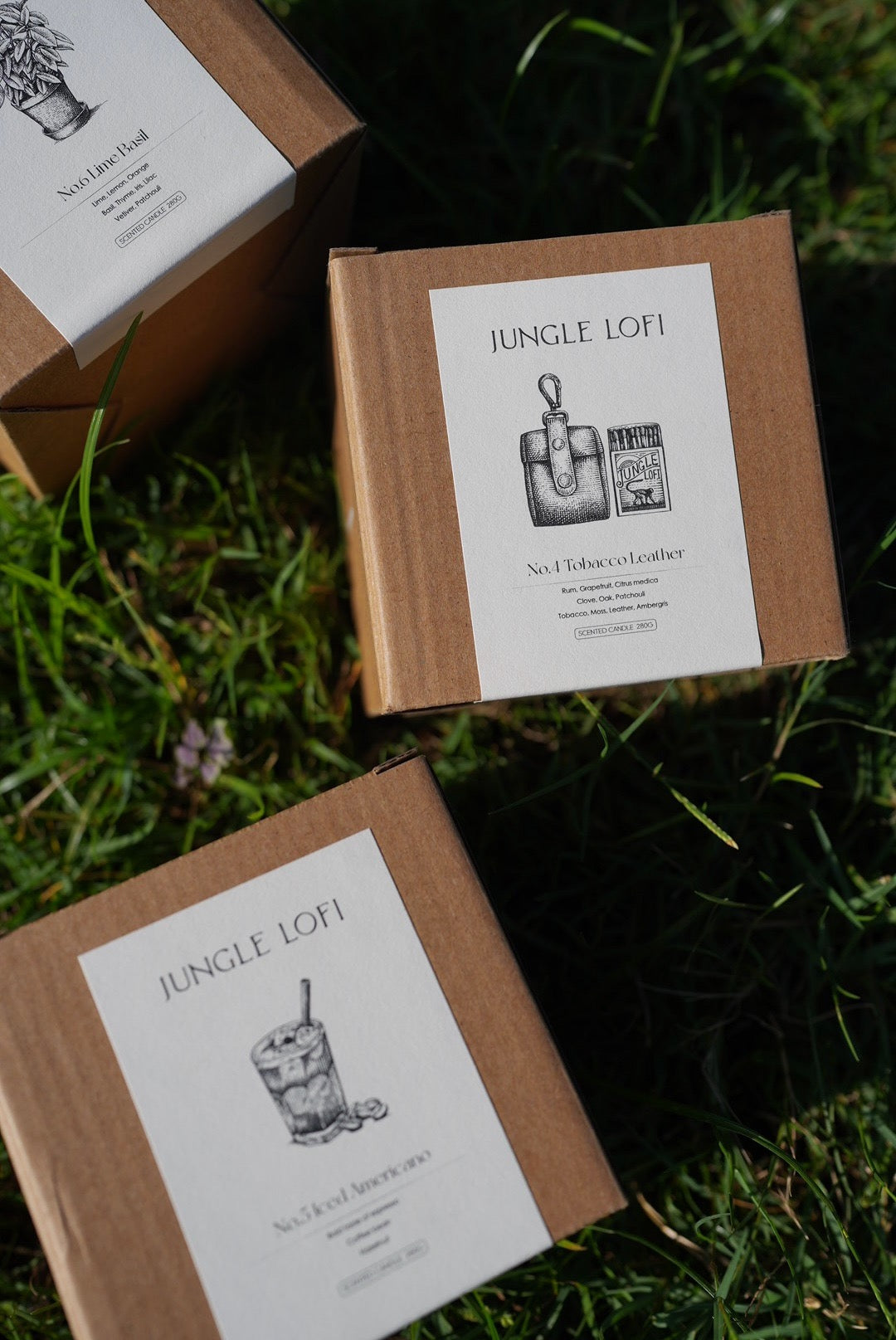 Jungle Lofi Scented Candles - No.4 Tobacco Leather