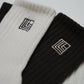 Jungle Lofi Classic Logo Socks (Set of 2 pairs) Brown / Khaki