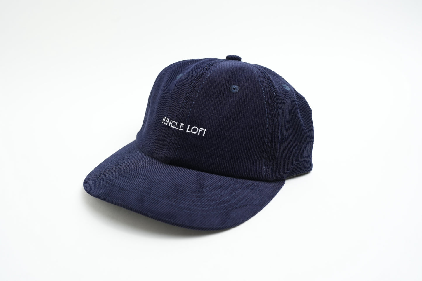 Jungle Lofi  Logo Corduroy Cap - Navy