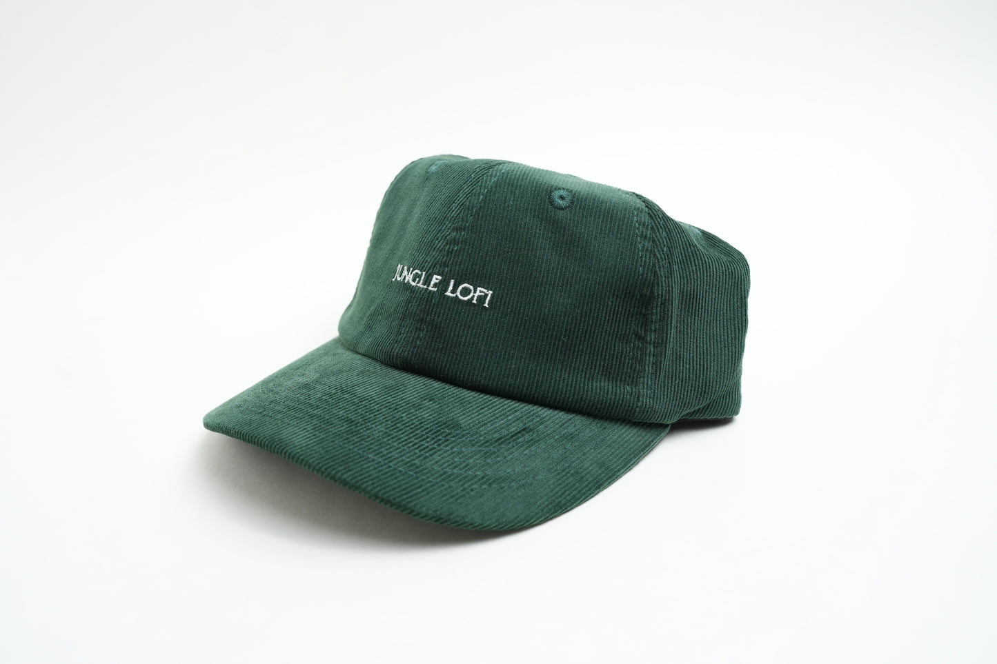 Jungle Lofi  Logo Corduroy Cap - Cedar green