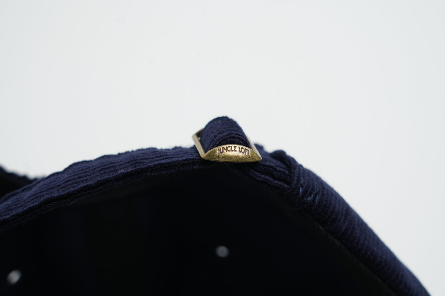 Jungle Lofi  Logo Corduroy Cap - Navy