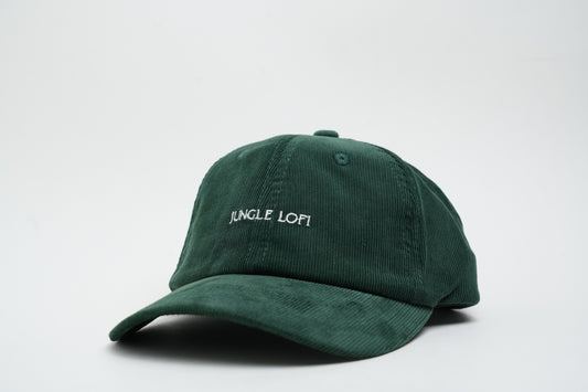 Jungle Lofi  Logo Corduroy Cap - Cedar green