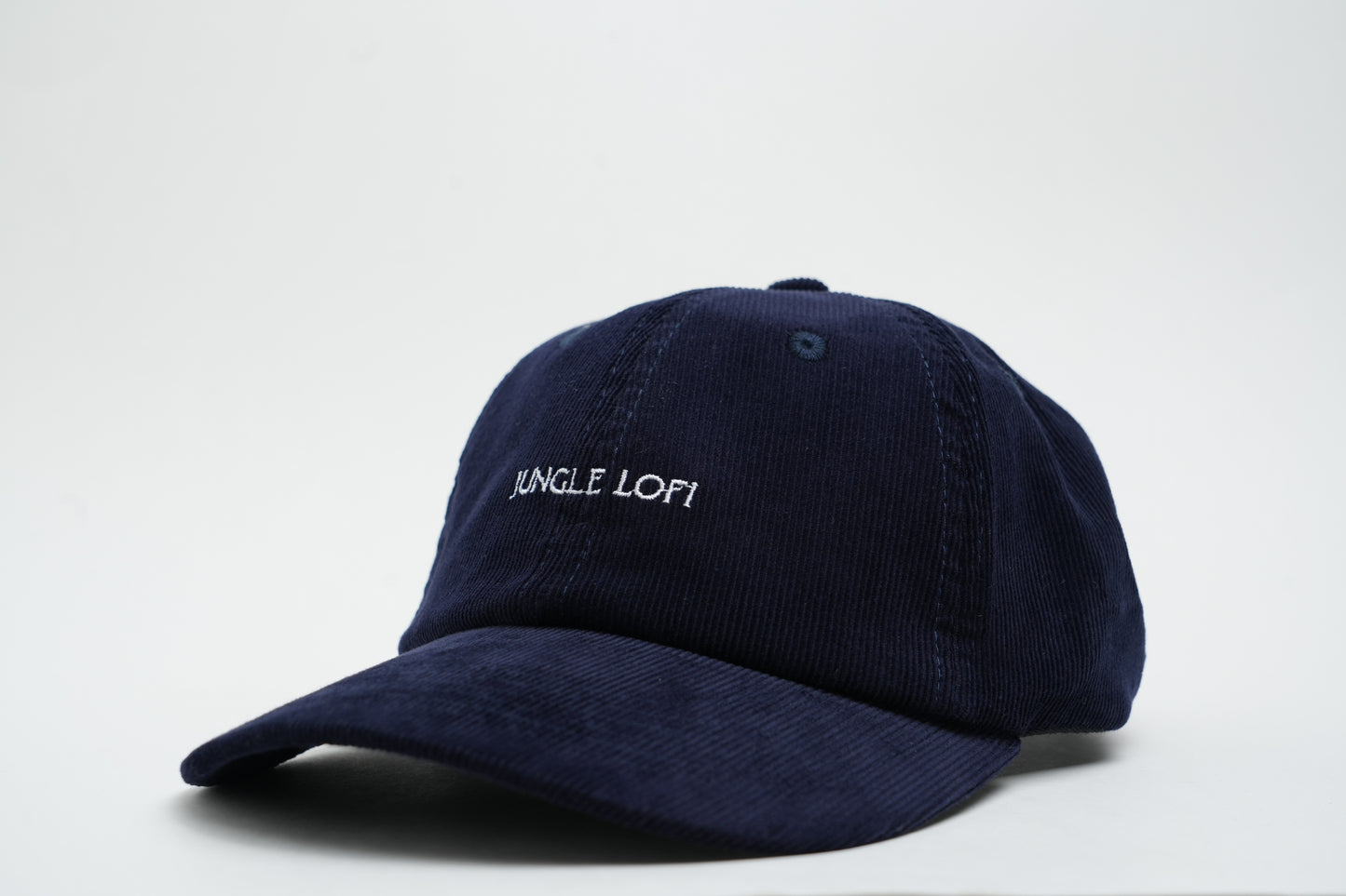 Jungle Lofi  Logo Corduroy Cap - Navy