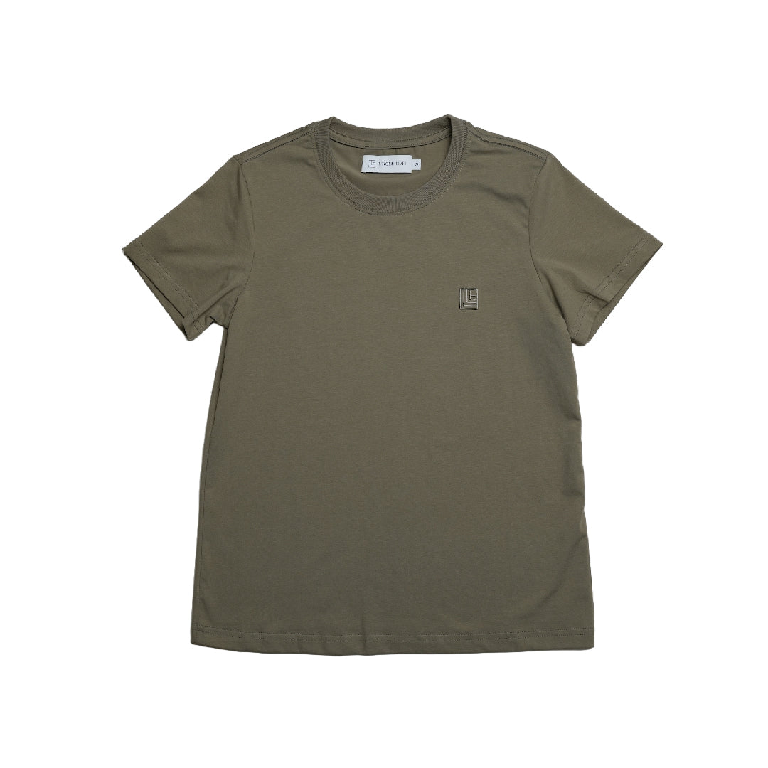 Jungle Lofi Embroidery logo S/S Tee - Olive