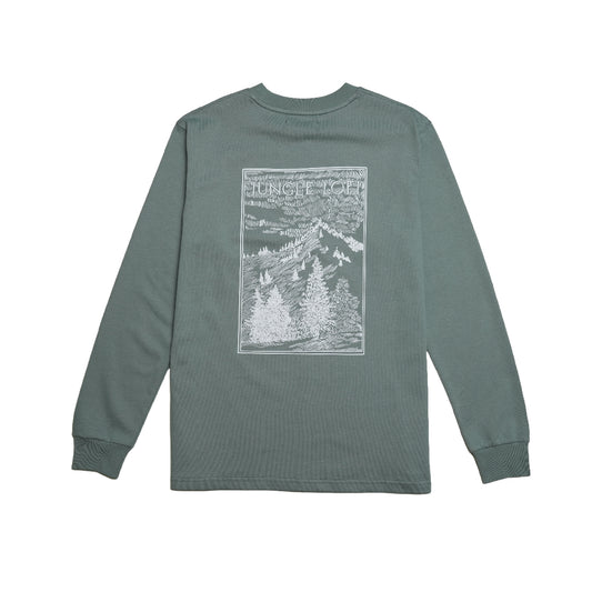 Jungle Lofi L/S Tee - Fog