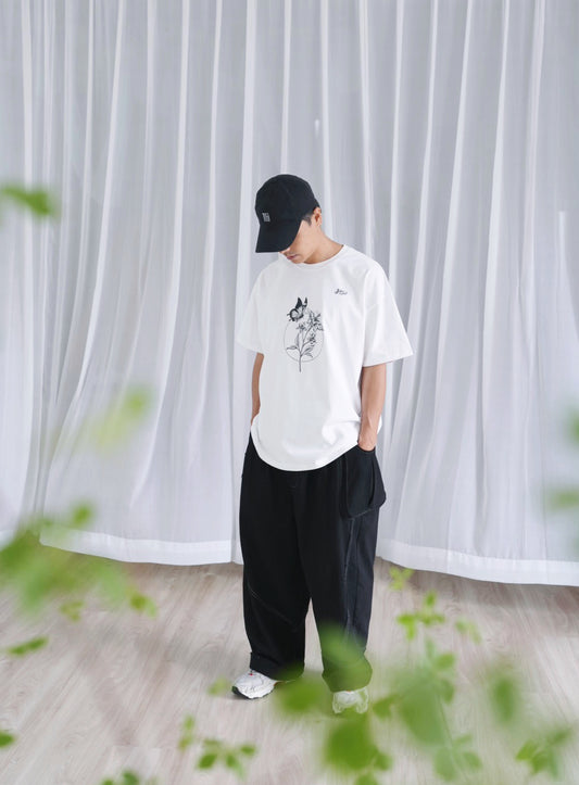 Jungle Lofi The Butterfly S/S Tee White