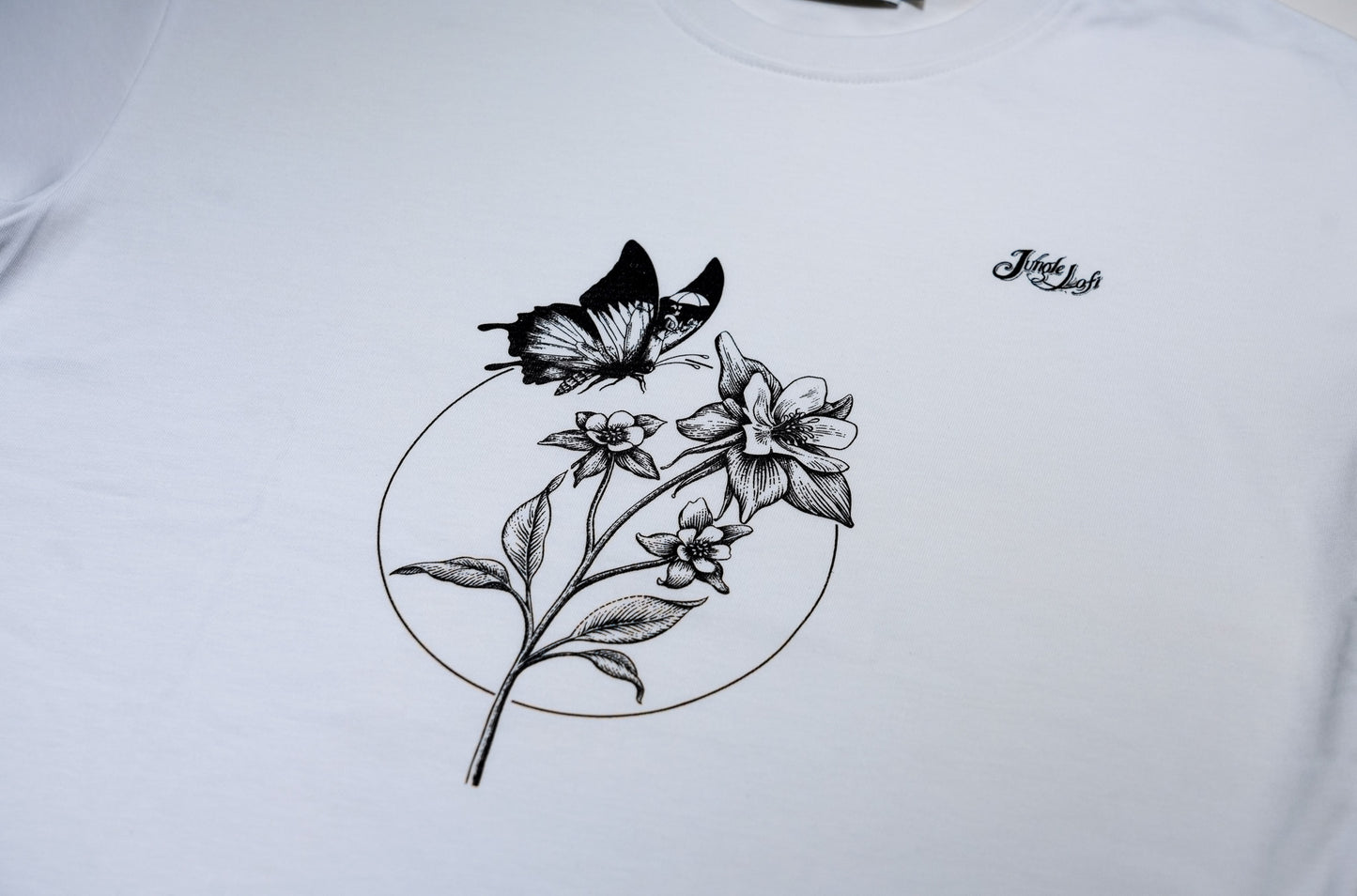 Jungle Lofi The Butterfly S/S Tee White