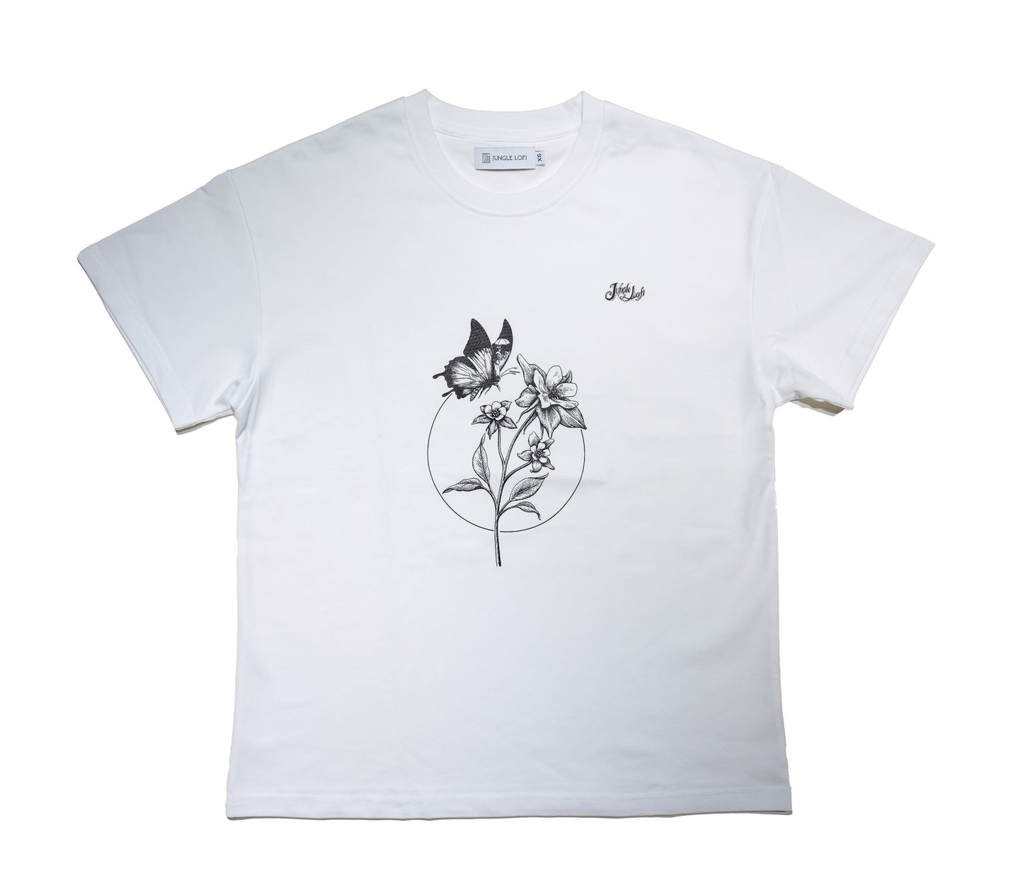 Jungle Lofi The Butterfly S/S Tee White