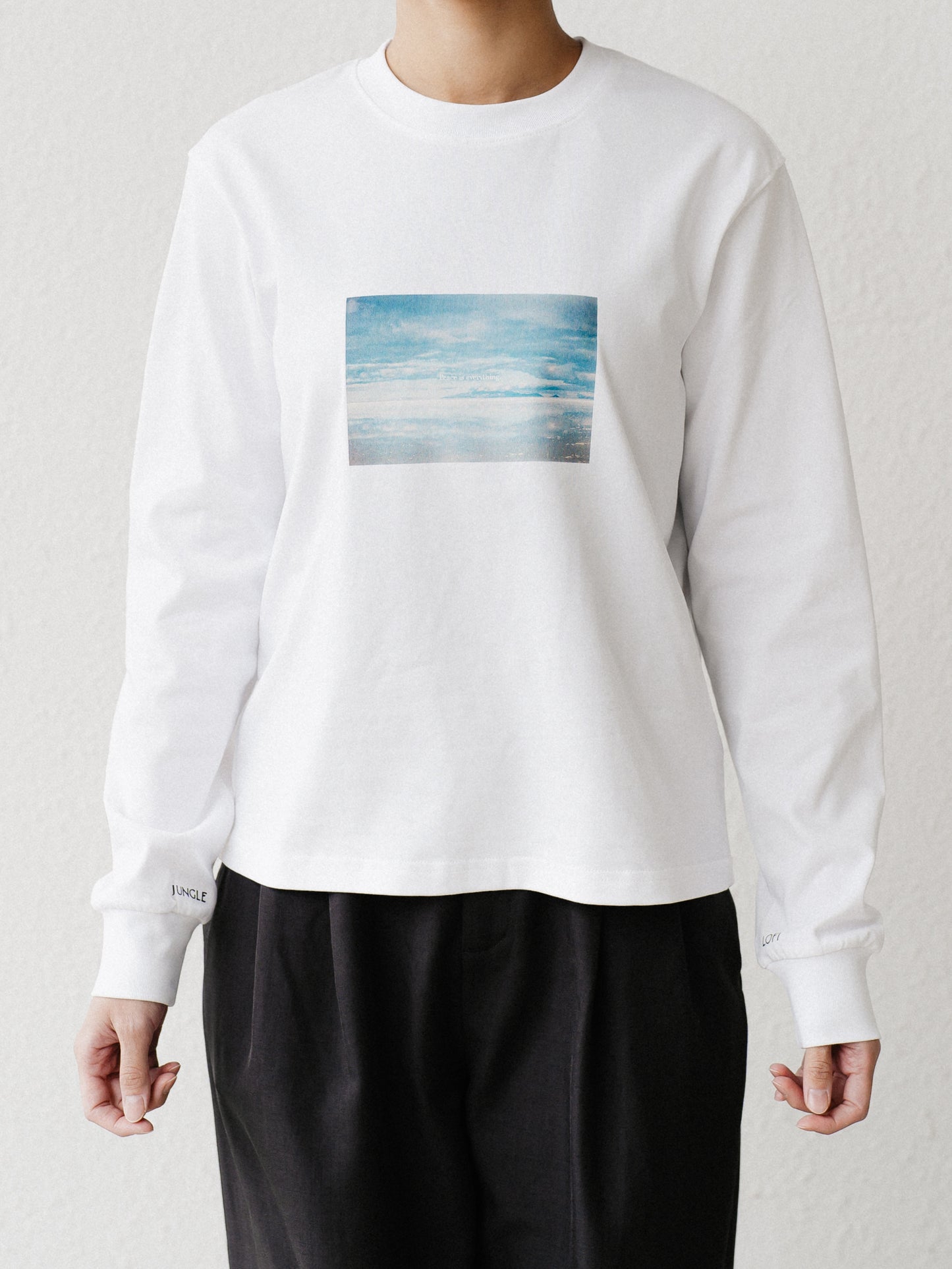 Jungle Lofi X Sharon Salad L/S Tee - The Sky (White)