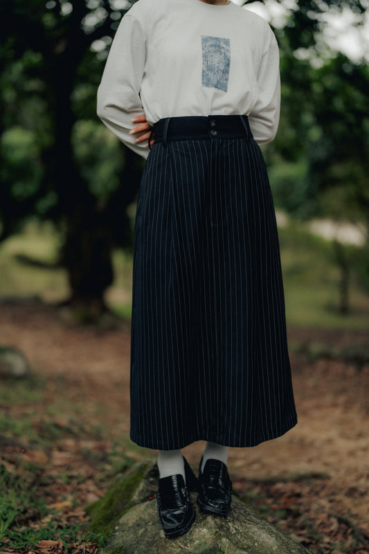 JL AW24 Vintage Label Skirt