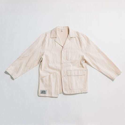 Jungle Lofi Vintage Label Jacket - Ivory