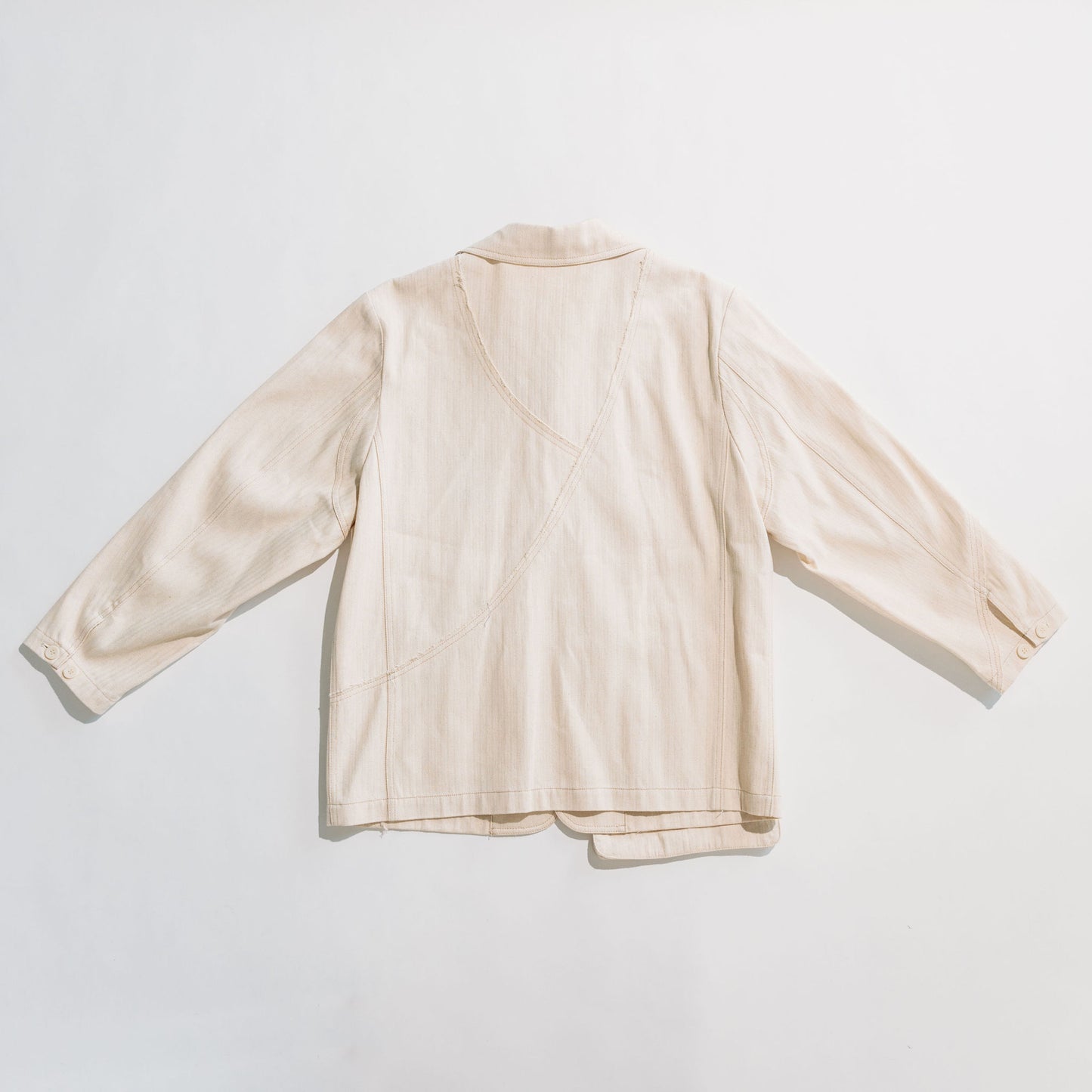 Jungle Lofi Vintage Label Jacket - Ivory