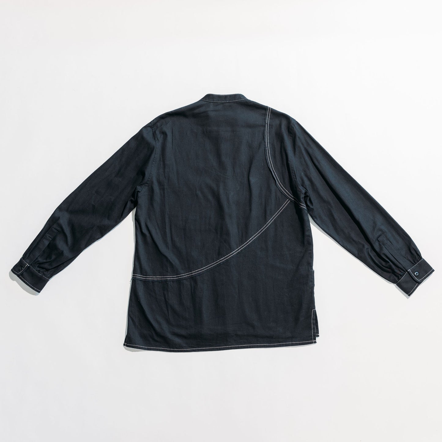 Jungle Lofi Vintage Label Worker Shirt - Black