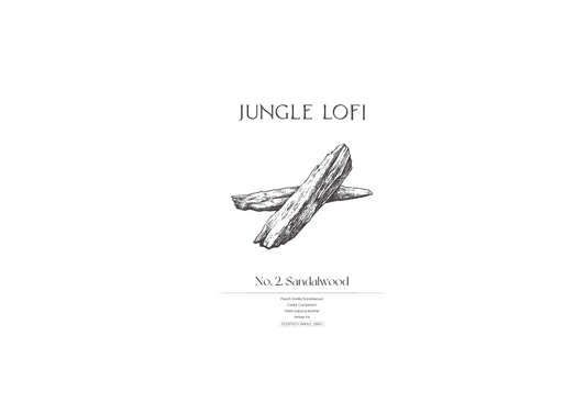 Jungle Lofi Scented Candles - No.2 Sandalwood