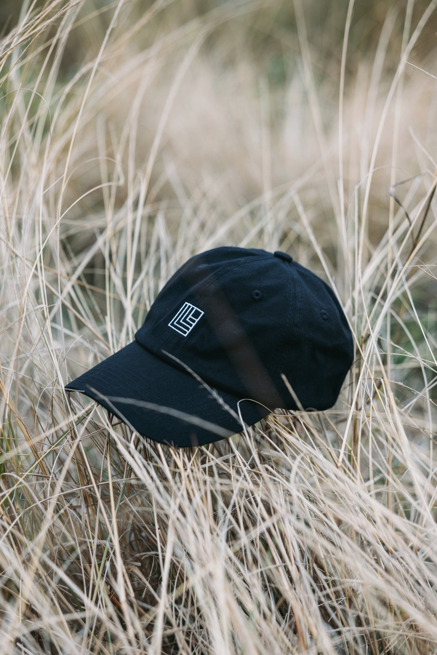 Jungle Lofi Embroidered Logo Cap - Black